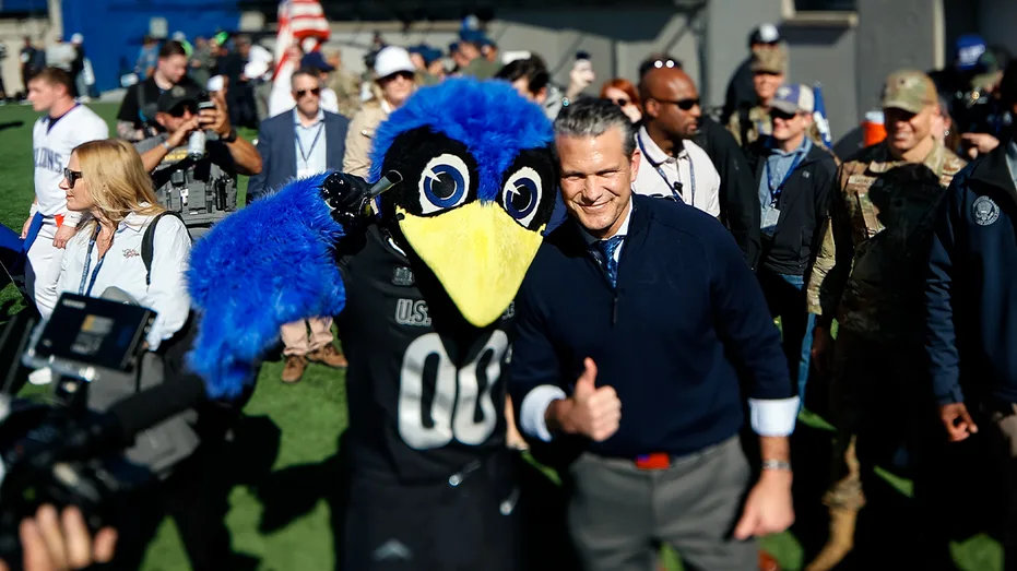 Pete Hegseth Showcases Basketball Skills, Participates in Air Force-Navy Coin Toss